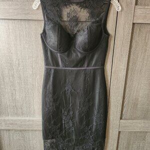 Black Broderie dress